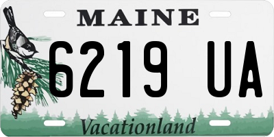 ME license plate 6219UA
