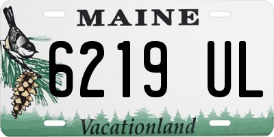 ME license plate 6219UL