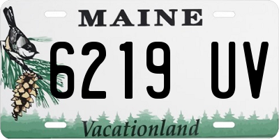 ME license plate 6219UV