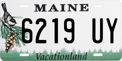 ME license plate 6219UY