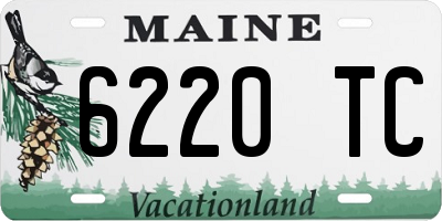 ME license plate 6220TC