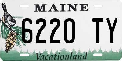 ME license plate 6220TY