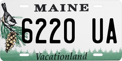 ME license plate 6220UA