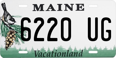 ME license plate 6220UG