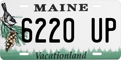 ME license plate 6220UP