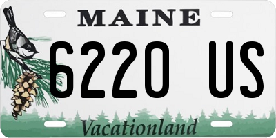 ME license plate 6220US