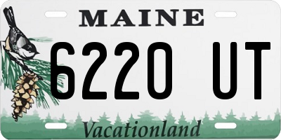 ME license plate 6220UT
