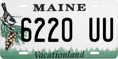 ME license plate 6220UU