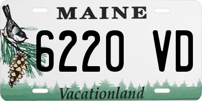 ME license plate 6220VD