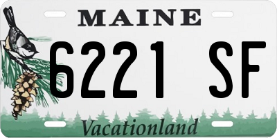 ME license plate 6221SF