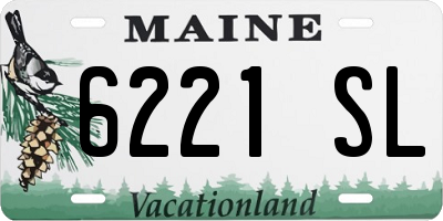 ME license plate 6221SL