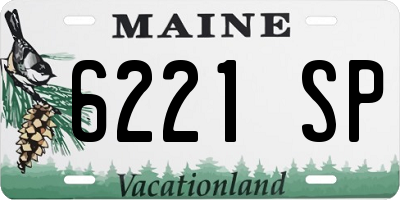 ME license plate 6221SP
