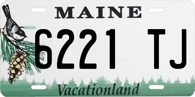 ME license plate 6221TJ