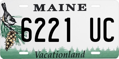 ME license plate 6221UC