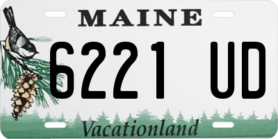 ME license plate 6221UD