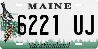 ME license plate 6221UJ