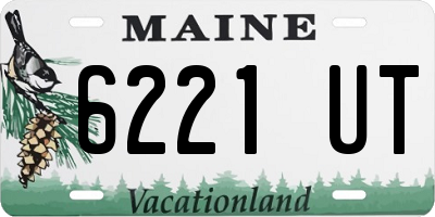 ME license plate 6221UT