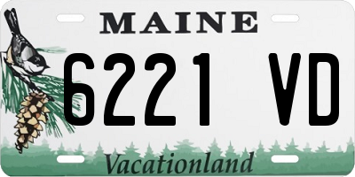 ME license plate 6221VD