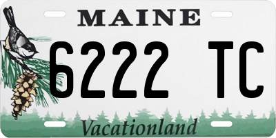 ME license plate 6222TC