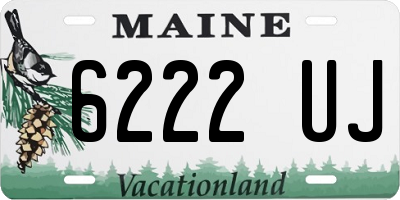 ME license plate 6222UJ