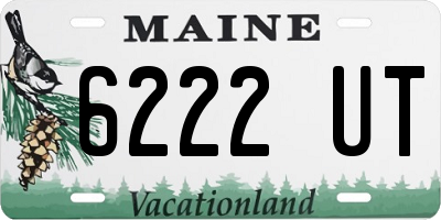 ME license plate 6222UT