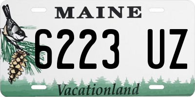 ME license plate 6223UZ