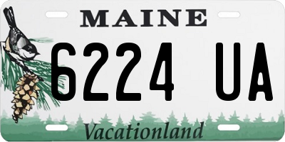 ME license plate 6224UA