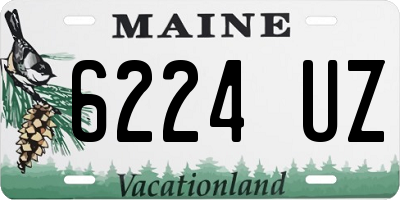 ME license plate 6224UZ