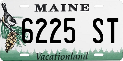 ME license plate 6225ST