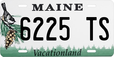 ME license plate 6225TS