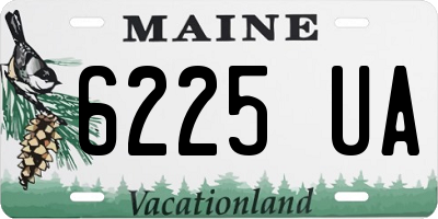 ME license plate 6225UA