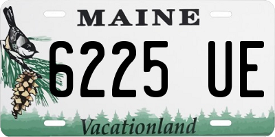 ME license plate 6225UE