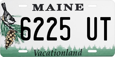 ME license plate 6225UT