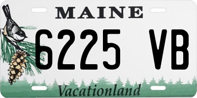 ME license plate 6225VB