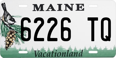 ME license plate 6226TQ