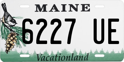 ME license plate 6227UE