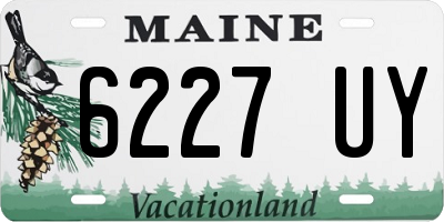 ME license plate 6227UY