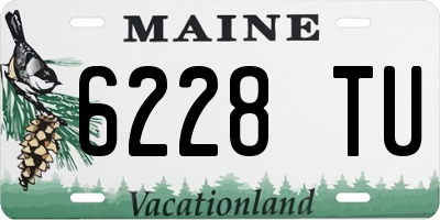 ME license plate 6228TU