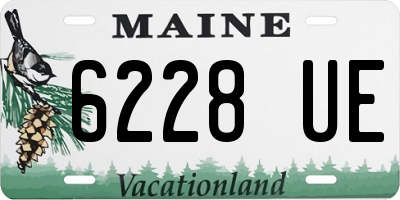 ME license plate 6228UE