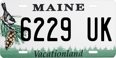 ME license plate 6229UK