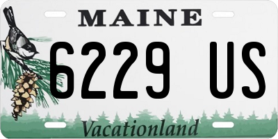 ME license plate 6229US