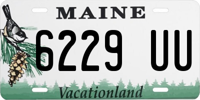 ME license plate 6229UU