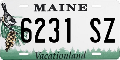 ME license plate 6231SZ