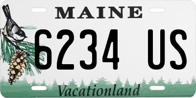 ME license plate 6234US