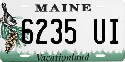 ME license plate 6235UI