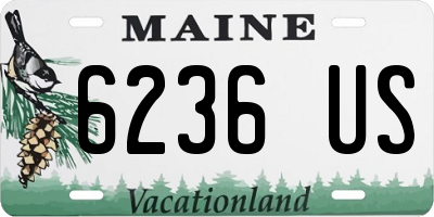 ME license plate 6236US
