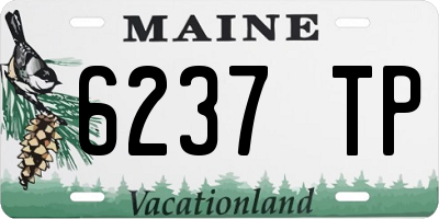ME license plate 6237TP