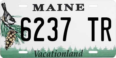 ME license plate 6237TR