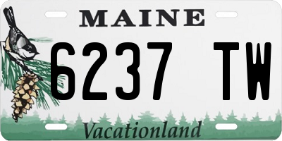 ME license plate 6237TW