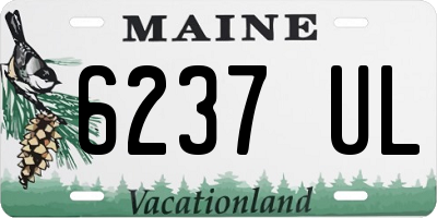 ME license plate 6237UL